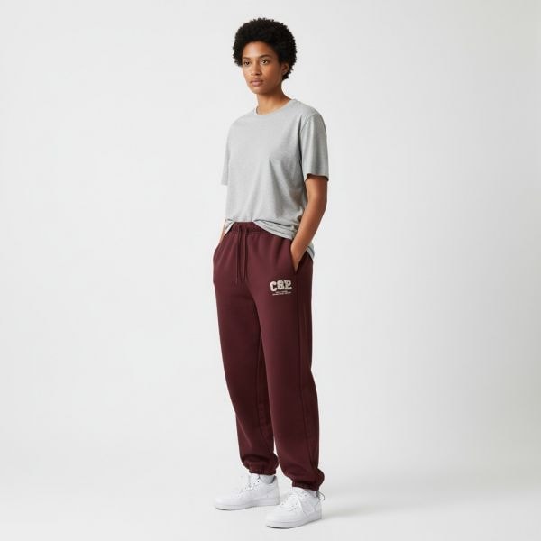 Arch Logo Training Pants_Burgundy