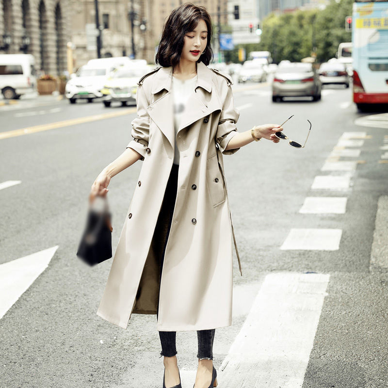 トレンチコート レディース スプリングコート ロングコート トレンチ 春 秋 ロング ベーシック 着痩せ ロング丈 大きいサイズ ママ リクルート 通勤 通学 ロングジャケット 春秋 カジュアル オシ