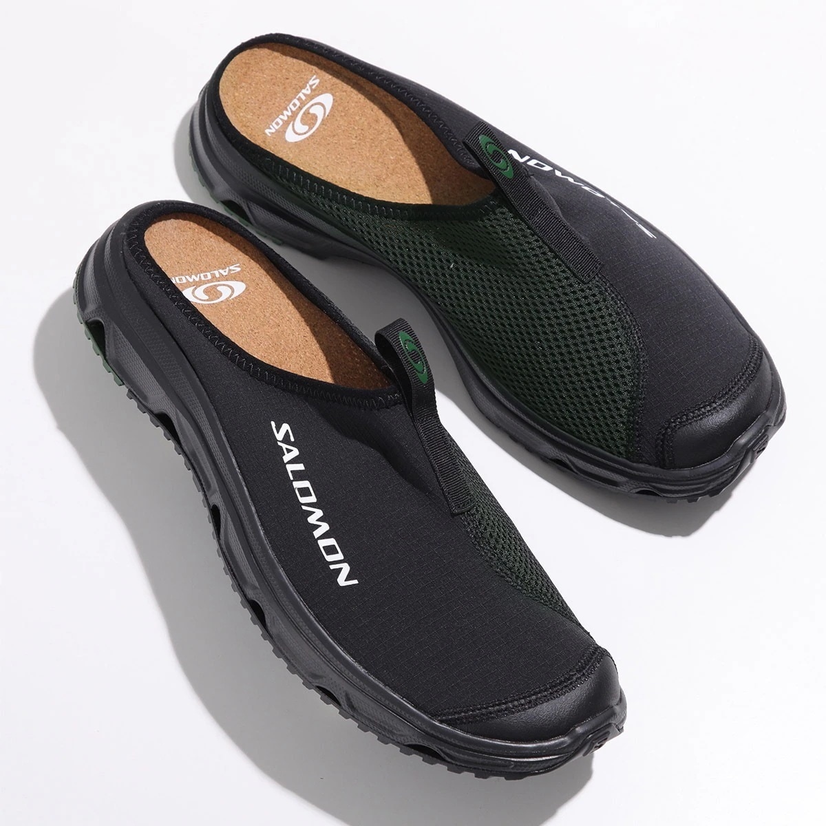 SALOMON サロモン スリッポン RX SLIDE 3.0 L47758200 メンズ メッシュ ロゴ 軽量 シューズ 靴 Black-Scarab-Eden