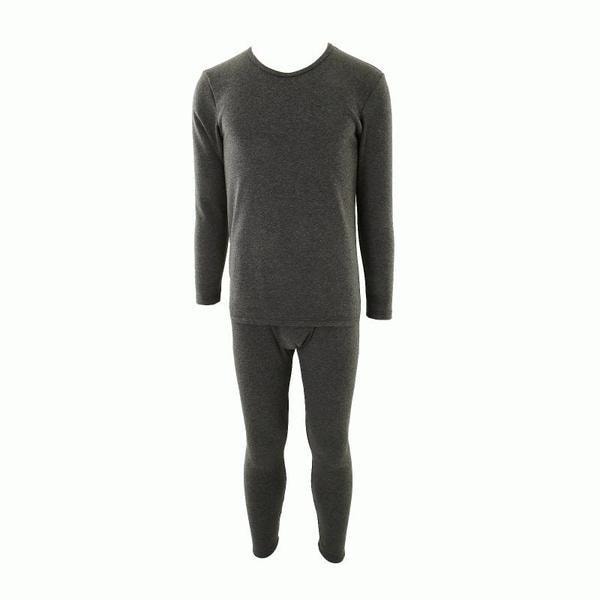 暖かい綿ポリウレタンフリース裏起毛男性用下着セット VMS9511STSG