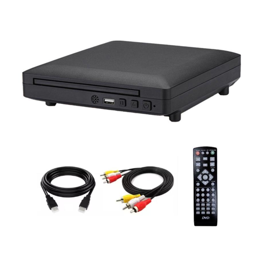 DVD プレーヤー1080Pサポート 小型DVDプレーヤー HDMI端子 搭載 CPRM対応USBAV / HDMIケーブル付属