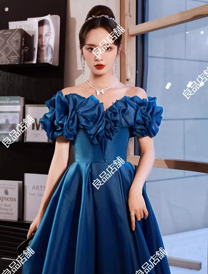 底値価格WeddingDress ブライダルドレス パーティードレス ロングドレス オフショルダー ウエディングドレス 二次会ドレス フォーマル コンサート 演奏会 発表会 イブイングドレス レディー