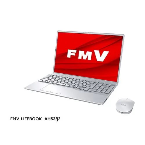 富士通 ノートパソコン FMV LIFEBOOK FMVA53J3S[16型 WUXGA Ryzen7 16GB 512GB Windows 11 Office H&B ファインシルバー]