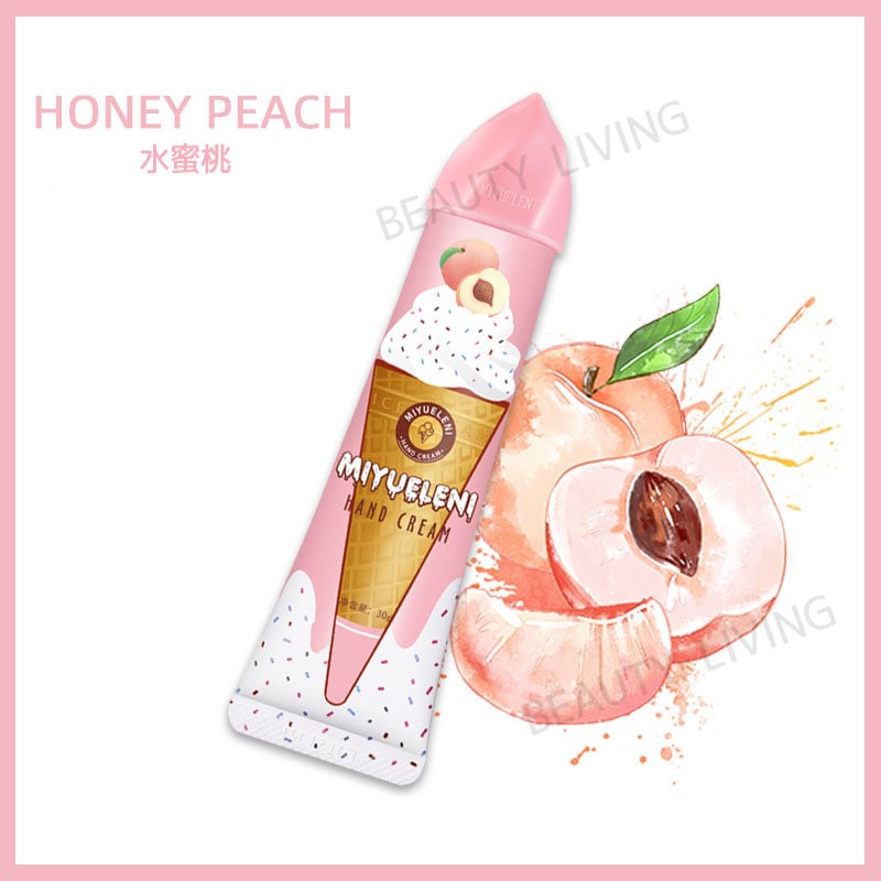 MIYUELENI アイスハンドクリーム ピーチ 桃 通販