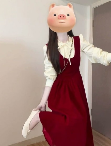 フランスのレトロな秋冬の新しいベストドレス長袖のエレガントなシャツ767 5,382円