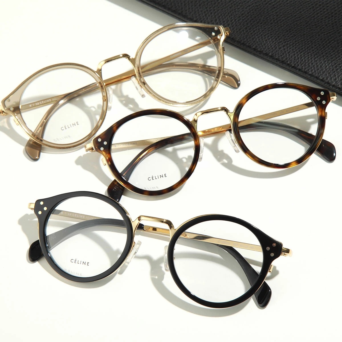 CELINE セリーヌ メガネ CL50001U レディース ボストン型 めがね 伊達メガネ ダテ 眼鏡 ロゴ アイウェア カラー3色