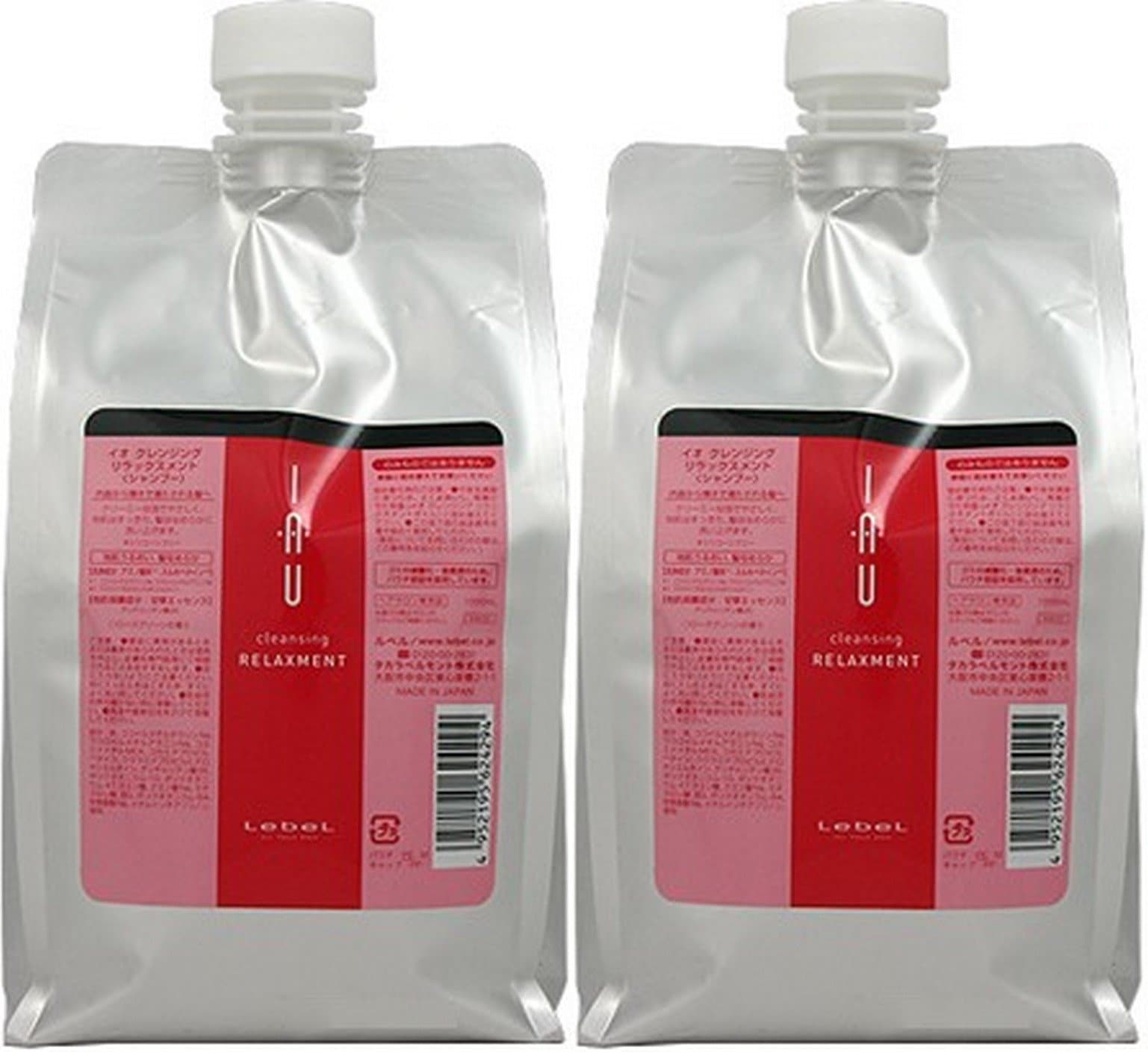 全国送料無料！！ 【X2個セット】 ルベル イオ クレンジング リラックスメント 1000ml シャンプー 詰替用 LebeL IAU