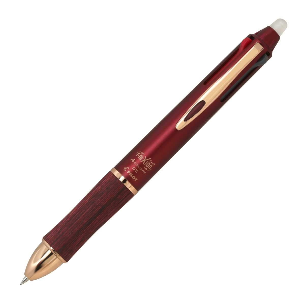 PILOT 多色ボールペン フリクションボール4ウッド 0.5mm ボルドー LKFB3SEFBO