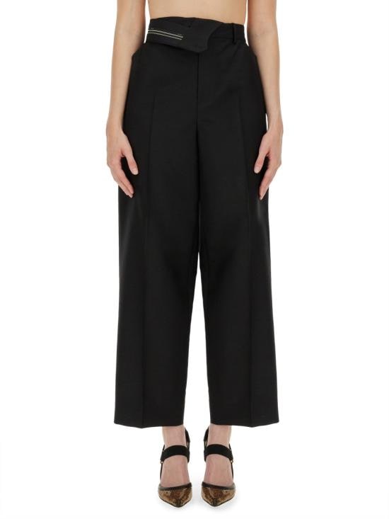FENDI Women Straight Pants FR6540 S9AF0GME BLACK