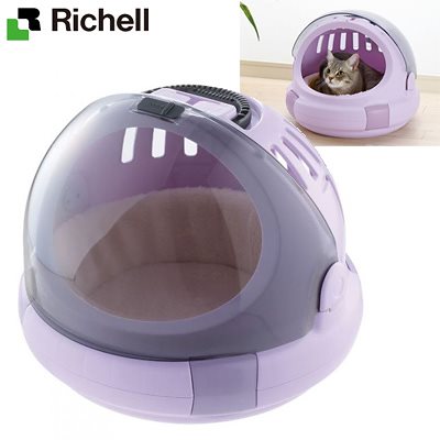 リッチェル コロル おでかけネコベッド M パープル RI