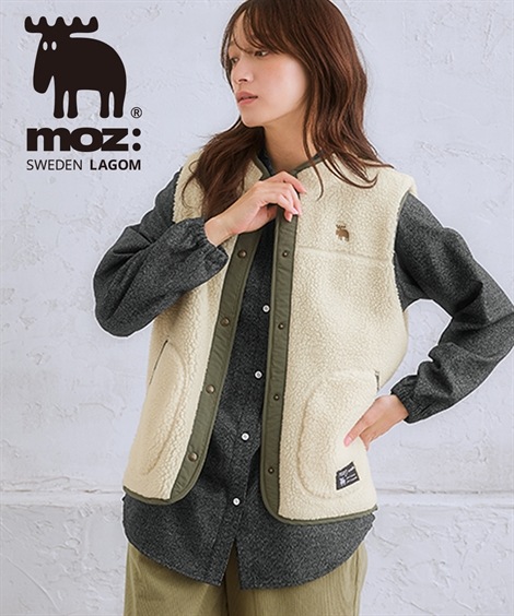 ジャンパー・ブルゾン moz モズ ボアベスト 大きいサイズ有 4,348円