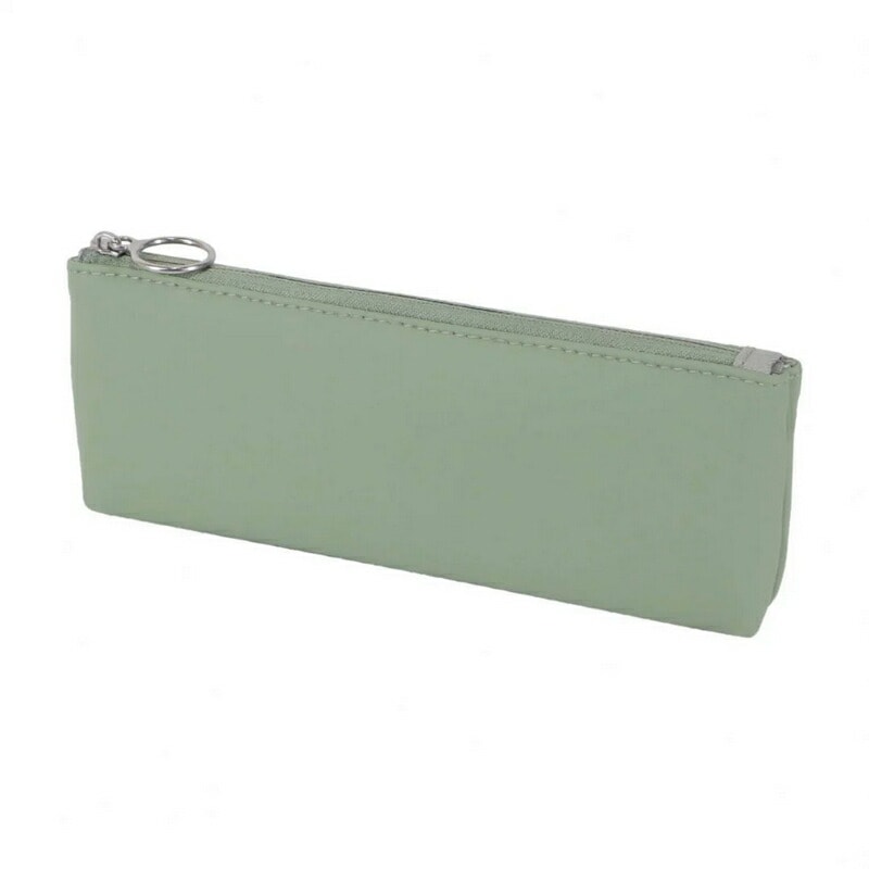 （まとめ買い）シリコンスキンペンケース セージグリーン AK070GR [x3]