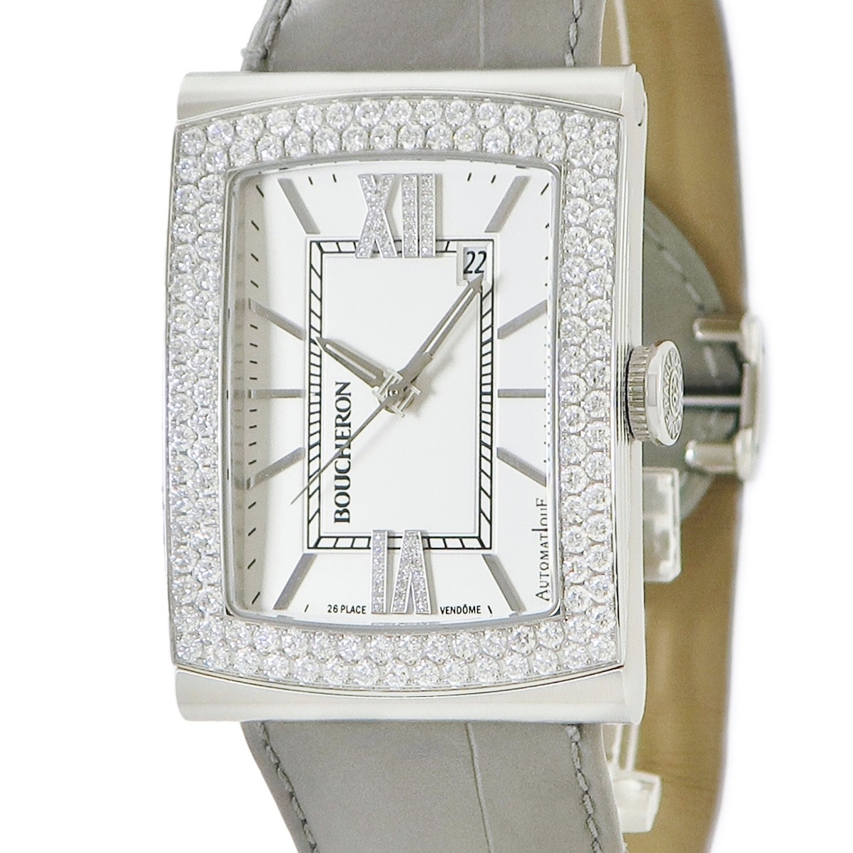 リフレ XL WA009213 自動巻き メンズ 純正ダイヤ 角型 3年保証