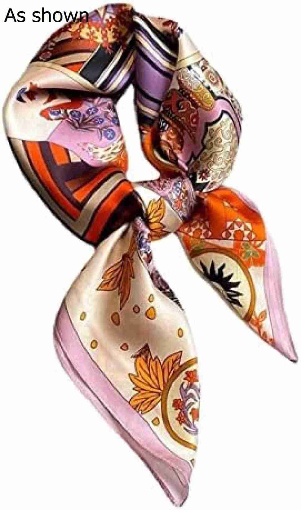 【20%OFFクーポン～】スカーフ レディース 印刷 スクエア スカーフ女性 スカーフ ショール オフィス