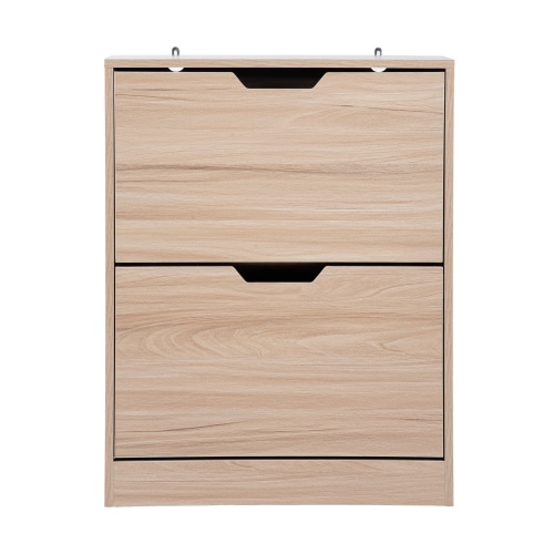 E68【新品】下駄箱 2段 2層 シューズラック 玄関収納 ひとり暮らし スリムタイプ 靴収納 ラック 靴収納棚 安定