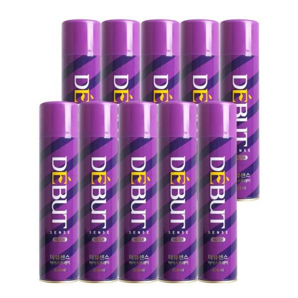 ドボン デビューセンス ヘアスプレー ムスクの香り 300ml 10個