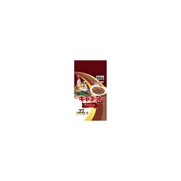 【1ケース】【お取り寄せ対象品】キャネットチップ フィッシュ 2.7kg[ペットライン] *5個