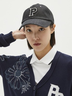 本物のPEARLY GATES GOLF Pロゴパッチ付きボールキャップハット