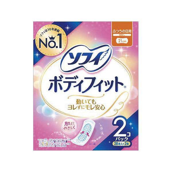 10個セット/ソフィ ボディフィット羽なし ２８枚×２[ユニ・チャーム]
