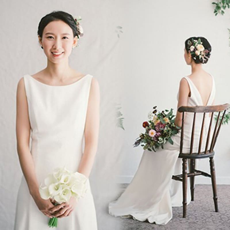 パーティードレス2024大人気 新作 高級感 気質 ワンピース 花嫁ロングドレス 結婚式ワンピース 結婚式 ドレス ウェディングドレス 白 ロングドレス 韓国ファッション34