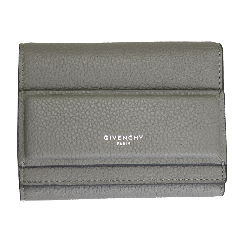 三つ折り財布 レザー グレー ホライゾン BC06789037 051