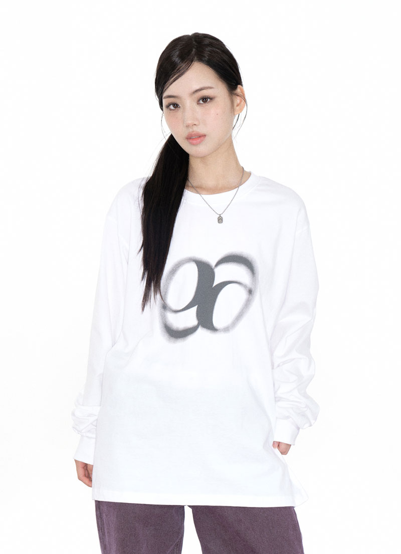 【AS"ON】 BEBE LONG SLEEVE / WHITE 正規品