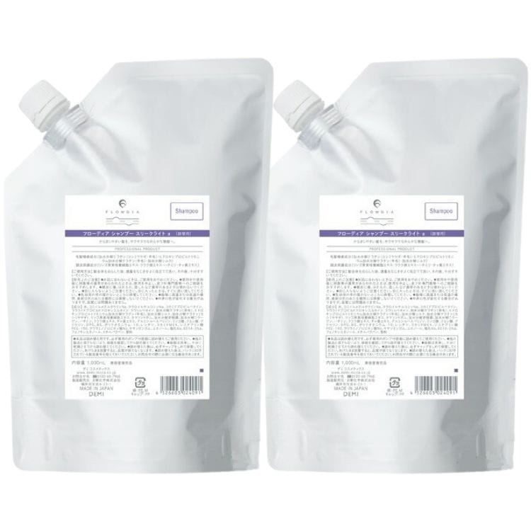 2個セット デミ フローディア シャンプー スリークライト 1000g 詰め替え サラサラ感