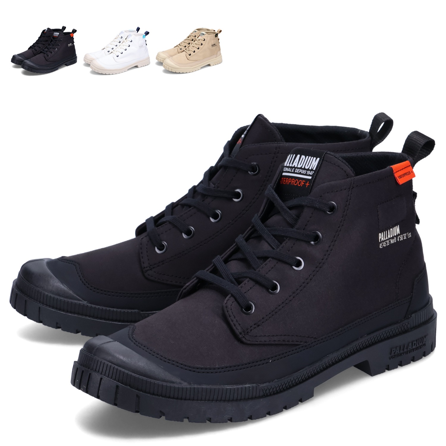 スニーカー メンズ 防水 SP20 HI WP+ ブラック ホワイト ベージュ 黒 白 79146