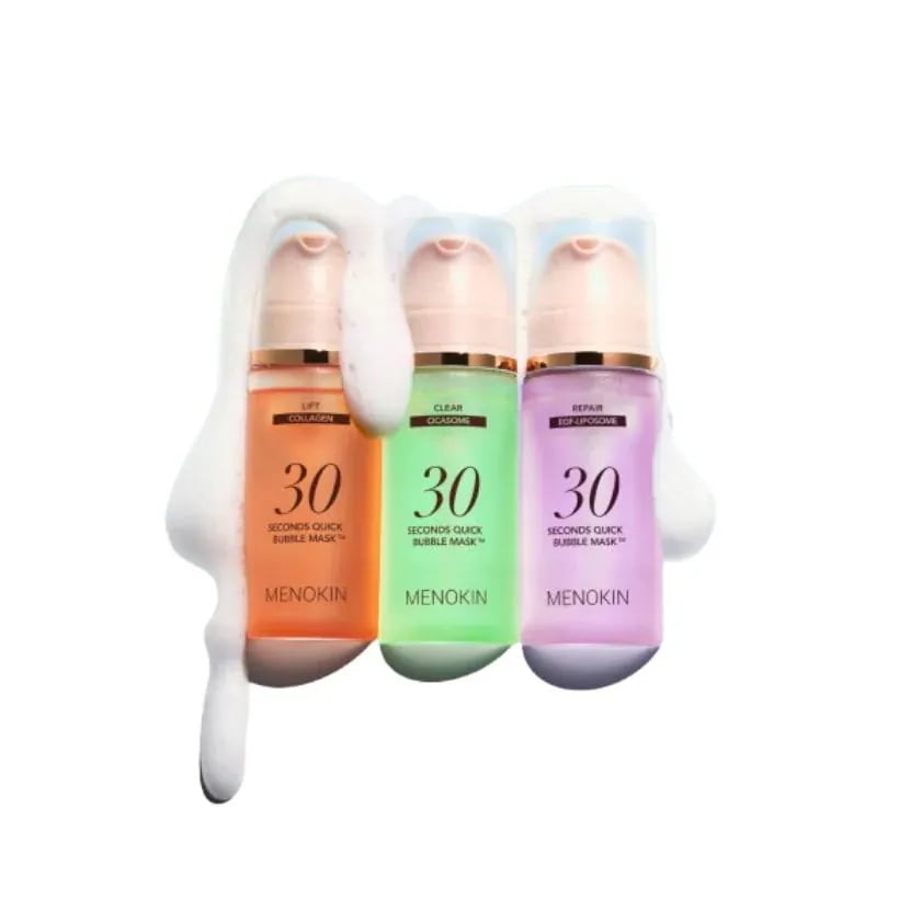 トレジャー PICK！30秒バブルマスク3種セット (Lift+Bright+Moist)