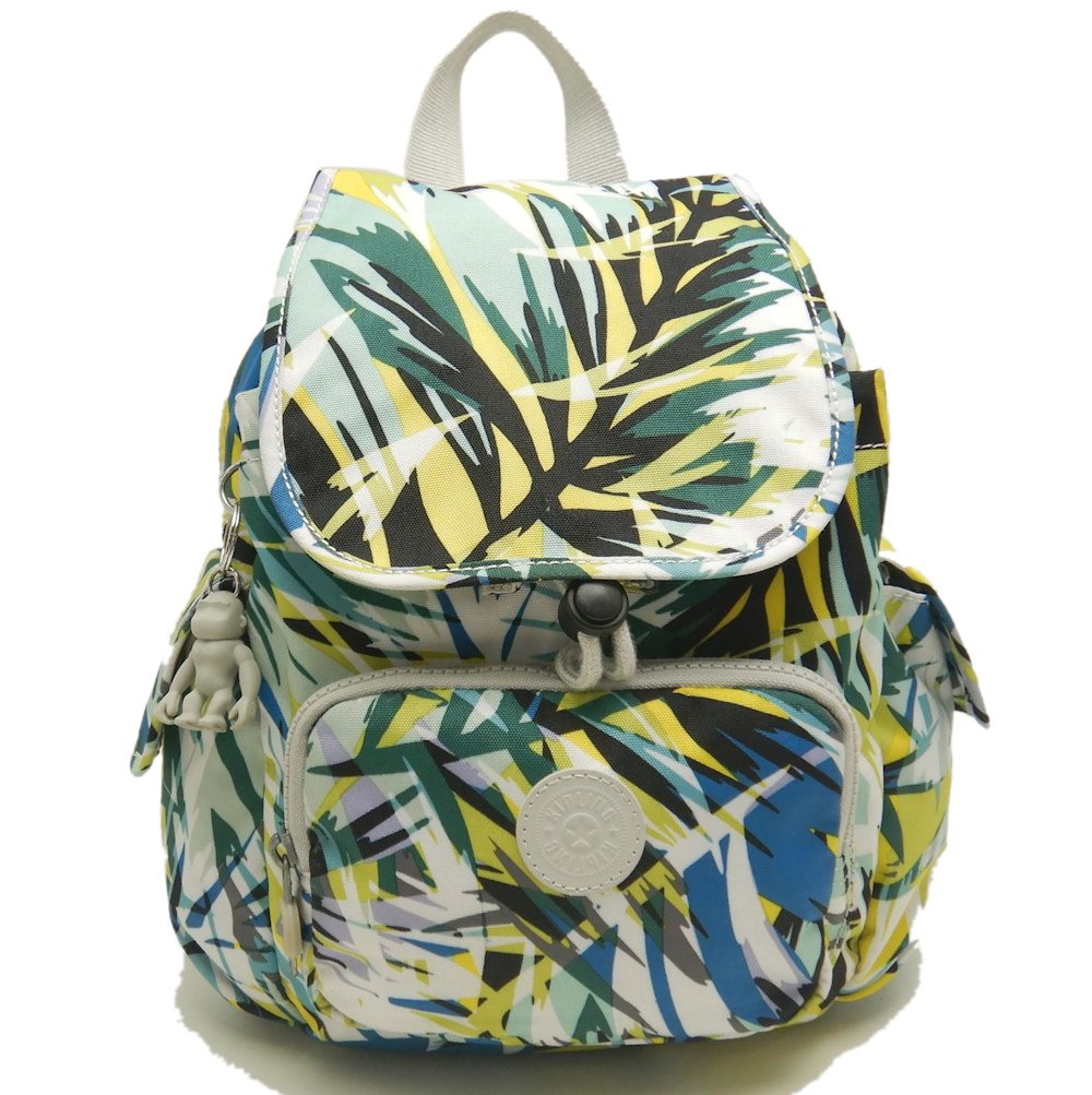 ボタニカル柄 リュック・バックパック ナイロン グリーン マルチ レディース /253149【中古】