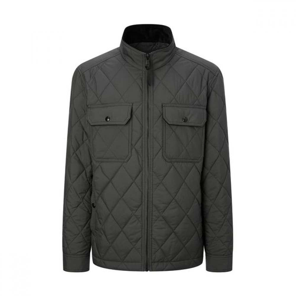 [ヘッジズ] 24FW グレーポケットカラーパッド入りジャンパー WHJU4D334G3