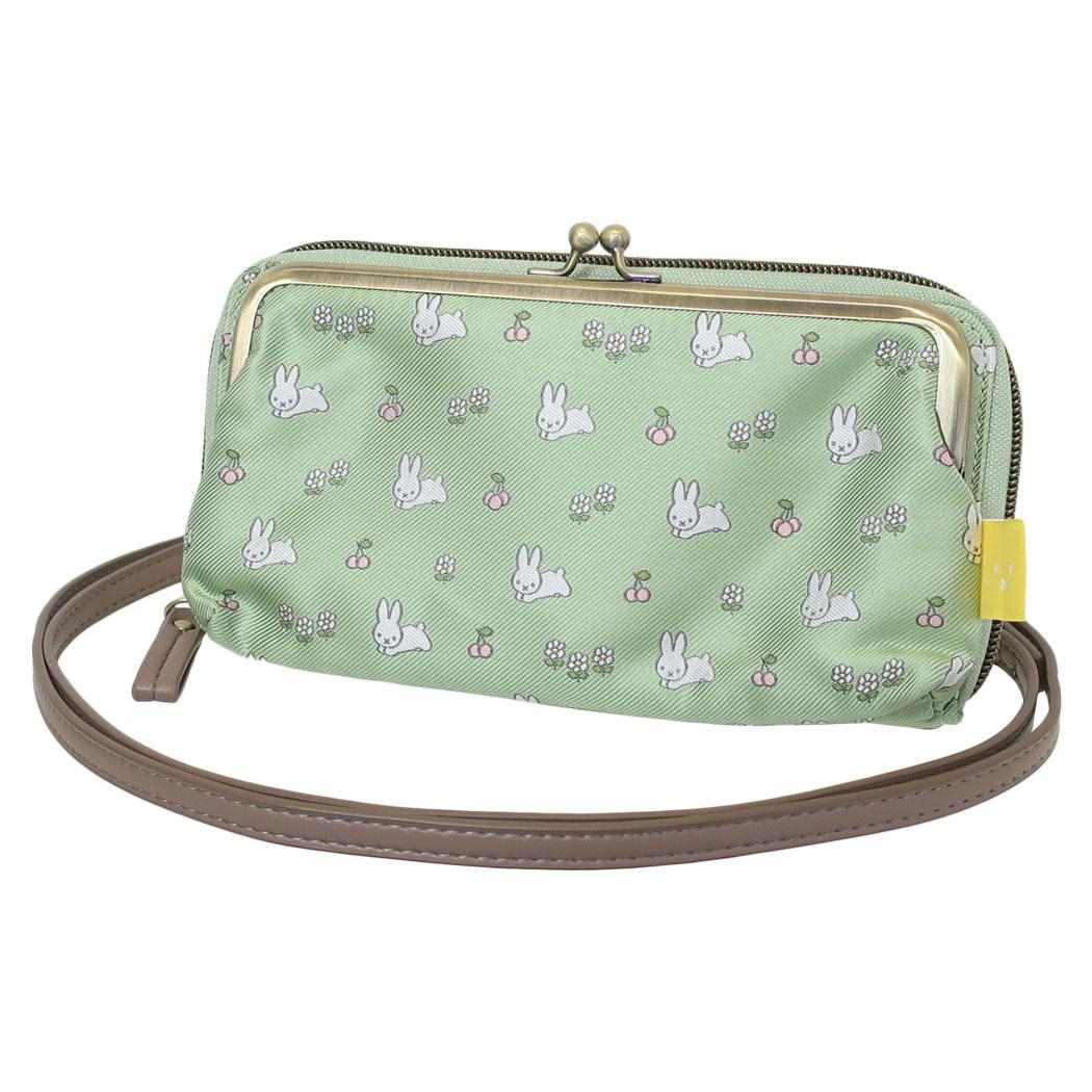 ミッフィー ショルダーウォレット ジャガードお財布ショルダー うさぎ ディックブルーナ