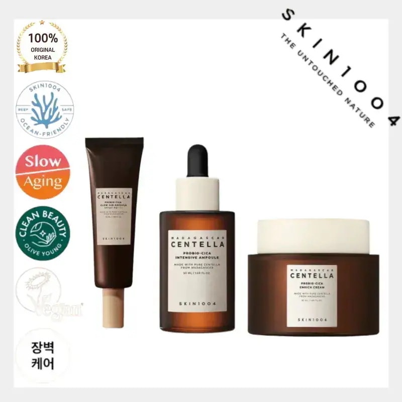 [メガ割] SKIN1OO4 センテラ プロバイオシカ 3点セット クリーム 50ml + アンプル 50ml + サンセラム 50ml 肌バリア うるおいを与える 弾力 ツヤ
