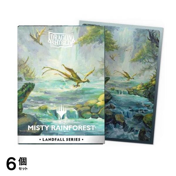 MTG×ドラゴンシールド マットデュアルアートスリーブ AT-16501 Misty Rainforest 100枚入 6個セット