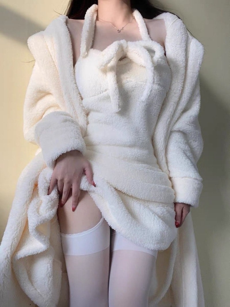 [本日限り激安SALE]厚手 寝スカート部屋着 かわいい コーラルフリース レディース ルームウェア 冬新作 着ぐるみパジャマ insセクシー パジャマ 大好評 品質良い