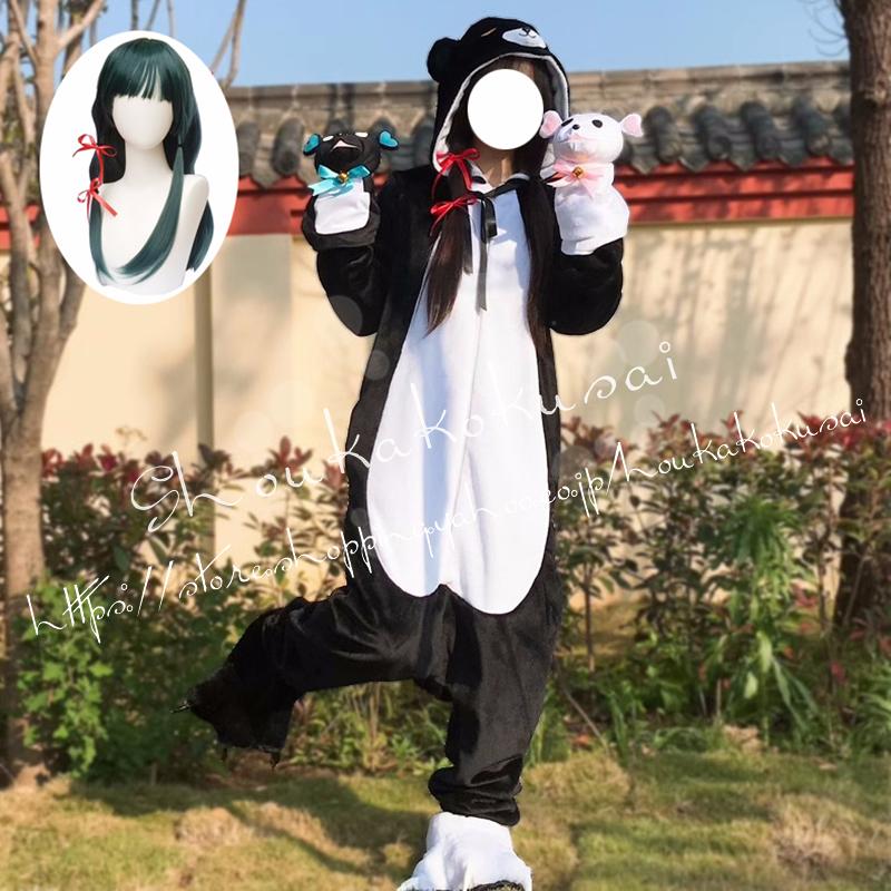 【一部分3日内出荷】くまクマ熊ベアー 優奈 ユナ パジャマ着 コンビネゾン コスプレ衣装 日常服 ハロウィン クリスマス 仮装 文化祭