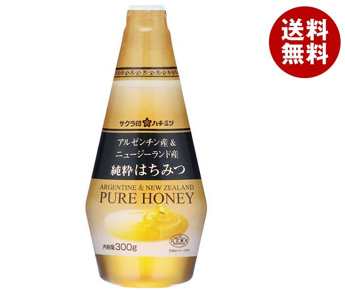 加藤美蜂園 サクラ印 アルゼンチン産＆ニュージーランド産純粋はちみつ 300g×12本入×(2ケース)