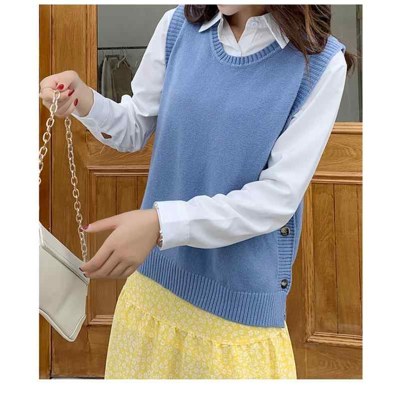 ファッション 服 オシャレ カワイイ シンプル 大カワイイ サイズ 婦服 秋 ラウンドネック プルオーバー ニット ウール セーター カレッジ