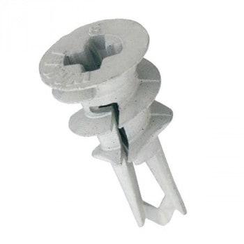 かべロック DX ホワイト 角ボックス 200セット LDX00PB