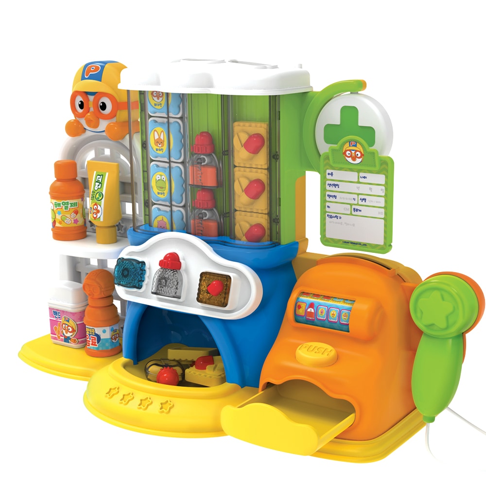 ポロロ 薬局ごっこ 医師ごっこ 聴診器 注射器 幼児 病院ごっこセット おもちゃ