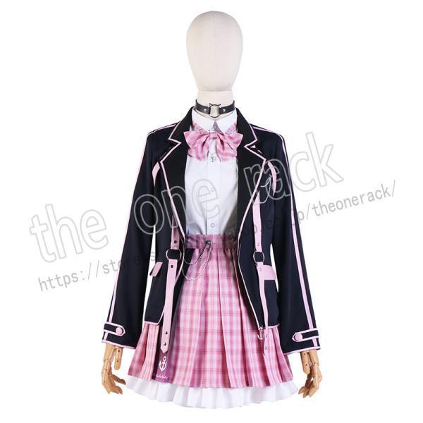 【新品開催 即納】バーチャルYouTuber VTuber 湊 あくあ （みなとあくあ） コスプレ衣装 アニメ ゲーム パーティーグッズ ハロウィン仮装