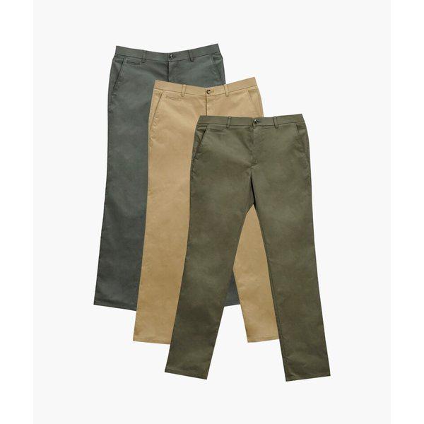 フラップポケットカジュアルノータックパンツPQPC1504