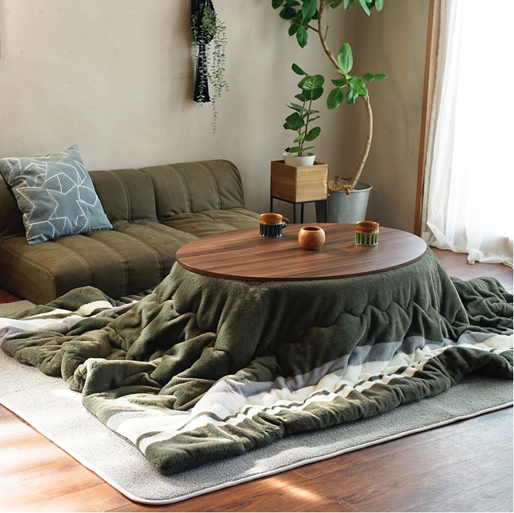 こたつ うす掛け布団 ２帖 正方形 190CM×190CM ３帖用 長方形 190CM×240CM ラビットファー シンプル モダン 収納にも使えるケース入り　ネット入れて洗い