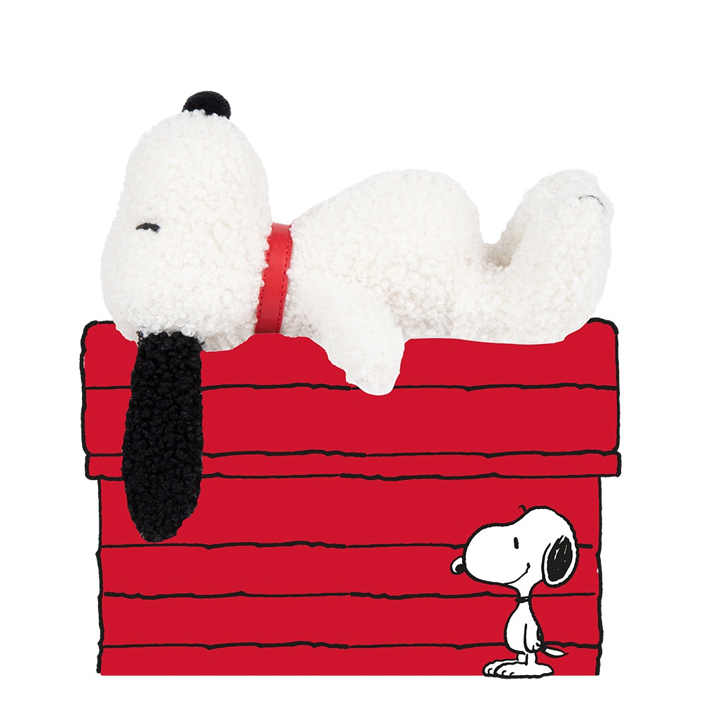 PEANUTS ピーナッツ スヌーピー タイニー テディ 愛着 人形 (ギフト ボックス) - 17cm