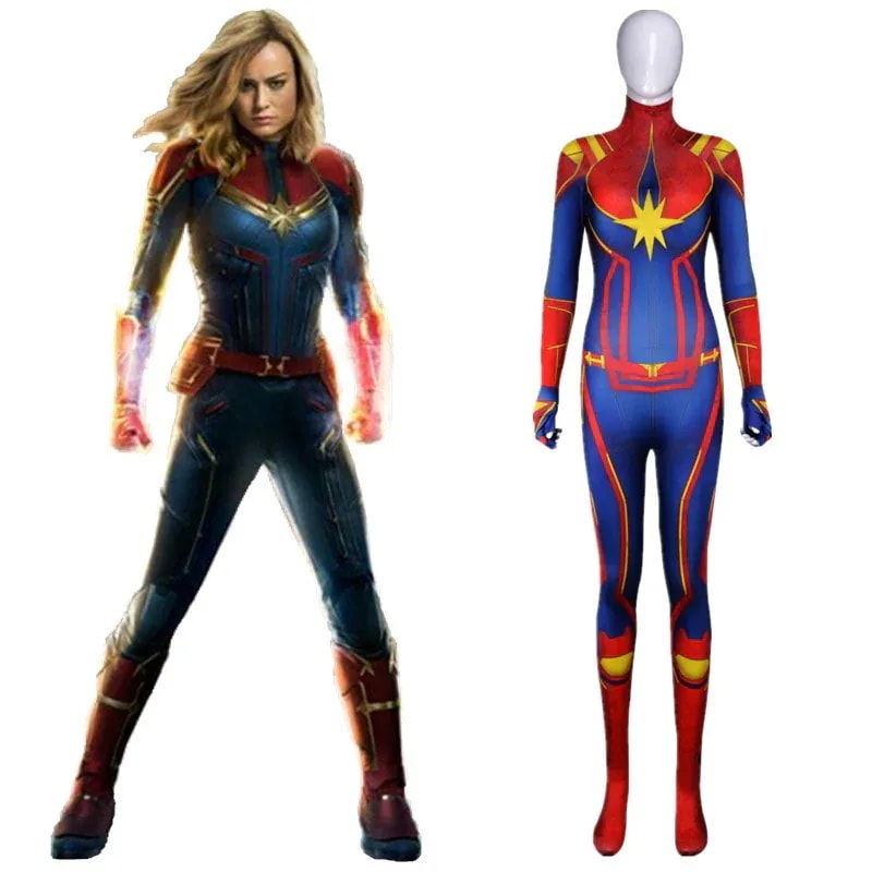 Avengers Endgame Captain キャプテン タイツ コスチューム 女性 スーパーヒーロー コスプレ衣装