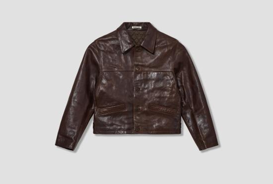 AURALEE Men Leather Jackets A25AB02LA 2513