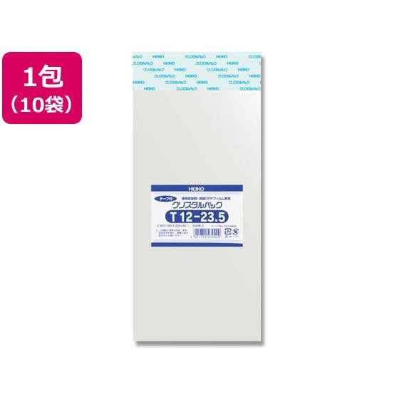 クリスタルパック 120×235(+40)mm 1000枚 T12-23.5 シモジマ 6740830
