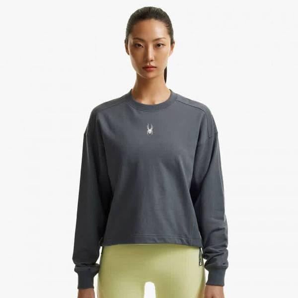 女性用ドロップショルダーTシャツSPHPCNRL352WDGR 709668