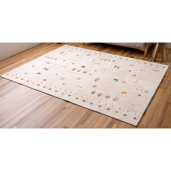 1274300022901 ルース 長方形 製品 BE 190X240 ベージュ ラグ メーカー直送