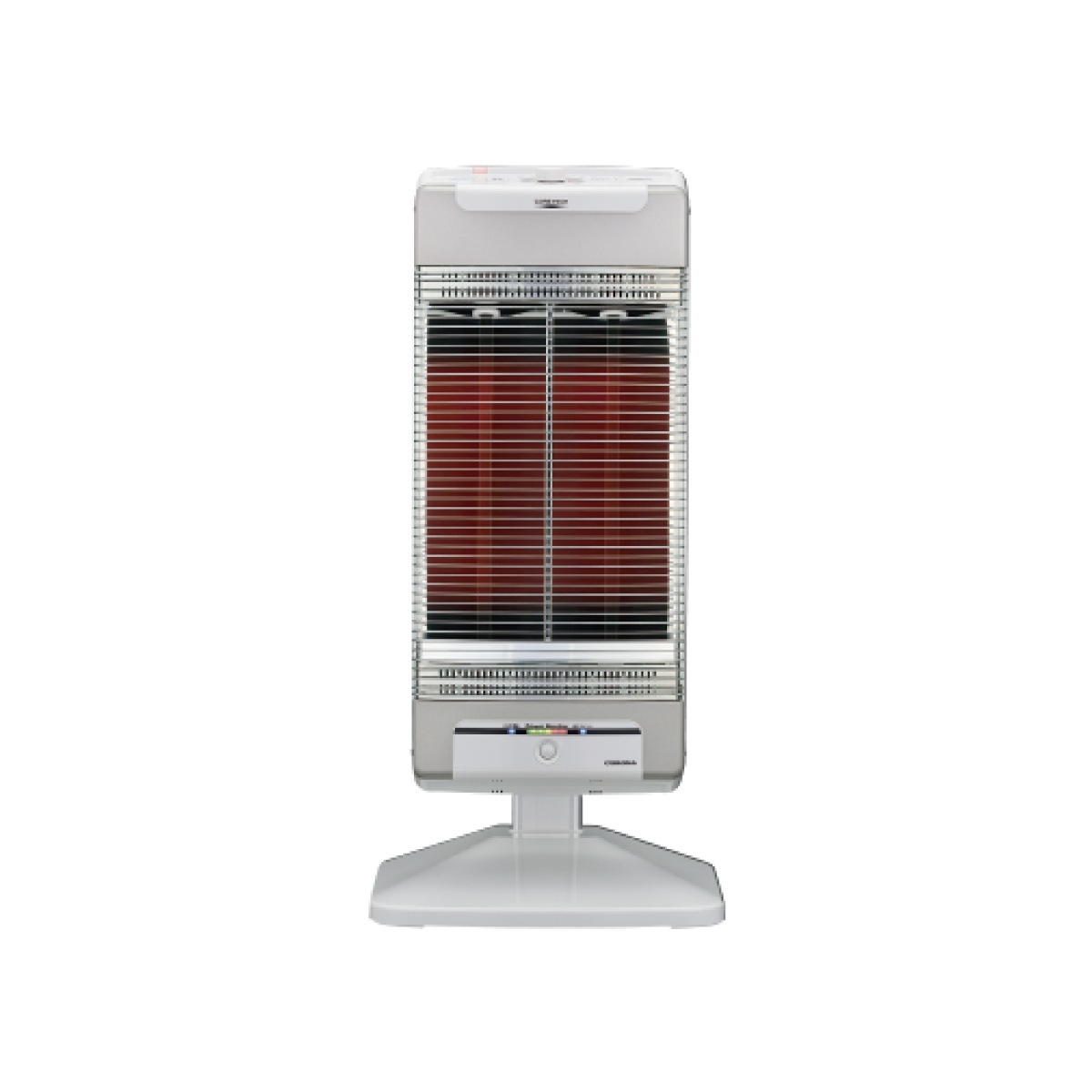 【在庫有・即納】コロナ CORONA 遠赤外線暖房機 コアヒート AH-1224R (SS) シャンパンシルバー 置型 電気 暖房 首振り